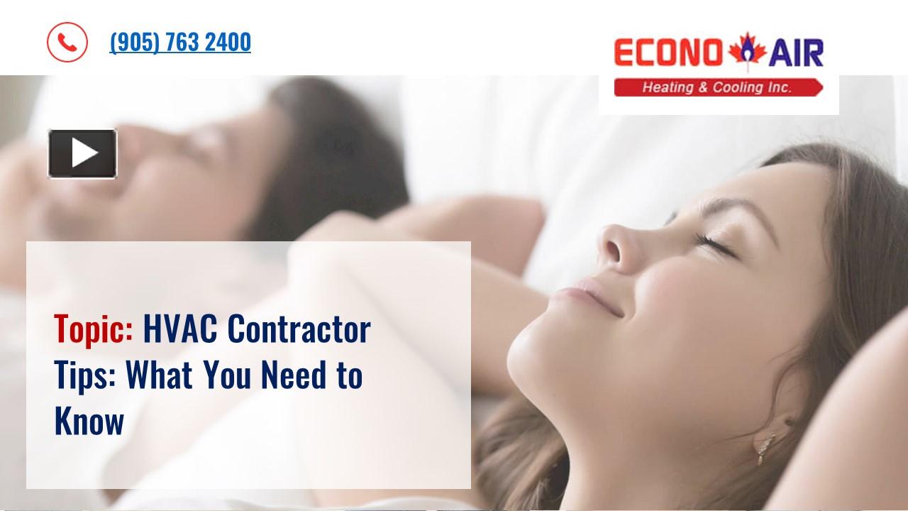 Ppt How To Choose An Hvac Contractor 5 Useful Tips Powerpoint Presentation Id 13328207